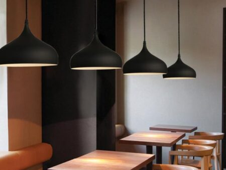 Oil Rubbed Finish Color LampShade Dining Pendant Light Nordic Vintage Metal Ceiling Lights Fixtures Stairwell Industrial Ceiling Pendant Light