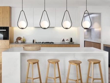 Black Joky Lights Tear Drop Pendant Light