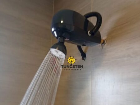 Swivel Head Instant hot shower for Fresh and Salty water | Salty water hot shower